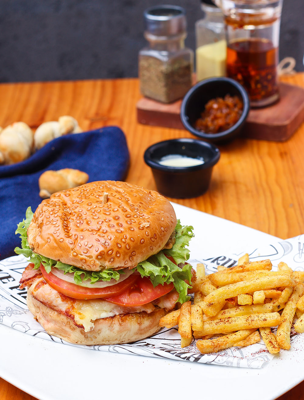 hamburguesas Pollo